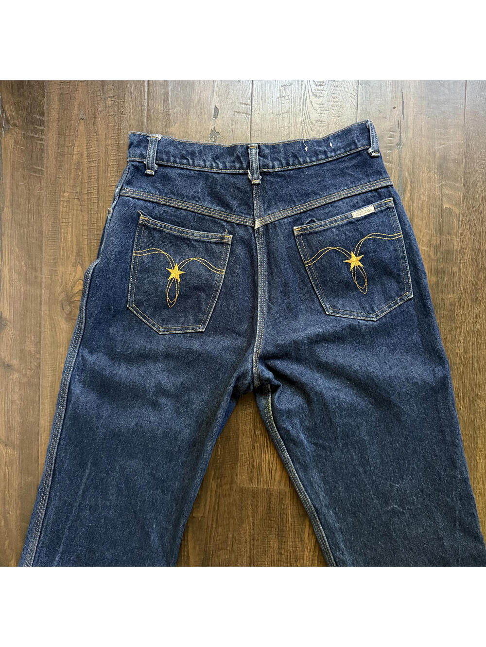Vintage Sheplers Western Jeans High Waist Rodeo Cowgirl USA Cotton W29x33 12